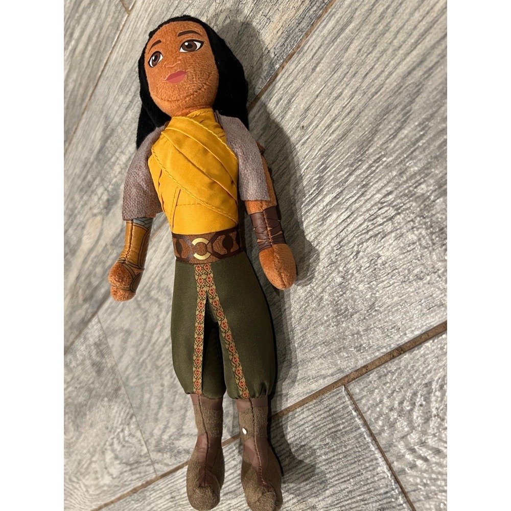 Disney Raya Plush Raya and the Last Dragon Stuffed Doll NWOT No CaPe Warrior